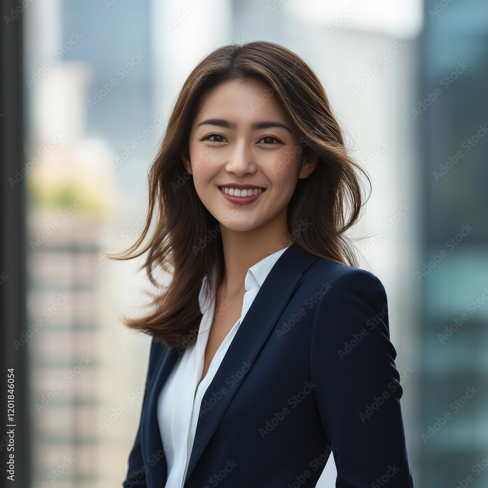 Confident Professional in Urban Setting Confident Professional in Urban Setting
