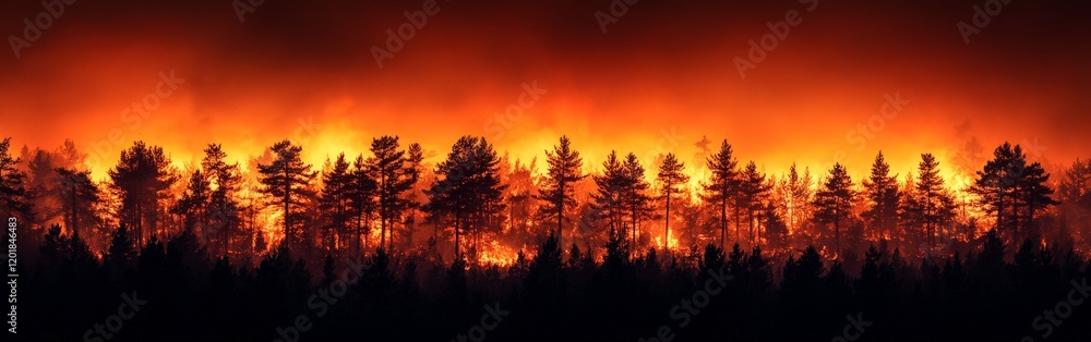 A dramatic image of a rainforest on fire, symbolizing environmental destruction. Ideal for climate awareness projects. A dramatic image of a rainforest on fire, symbolizing environmental destruction. Ideal for climate awareness projects.