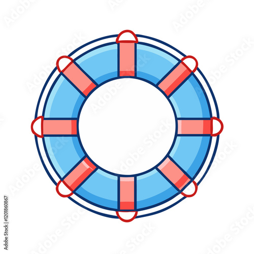 lifebuoy icon, lifebuoy vector illustration-simple illustration of lifebuoy, perfect for lifebuoy logos and icons