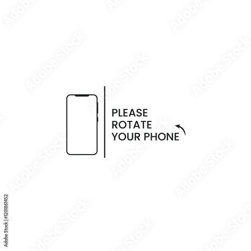 Please Rotate your phone icon