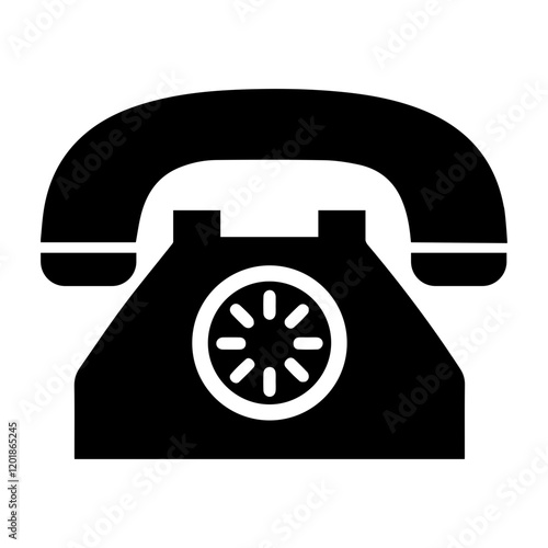 Landline, telephone icon
