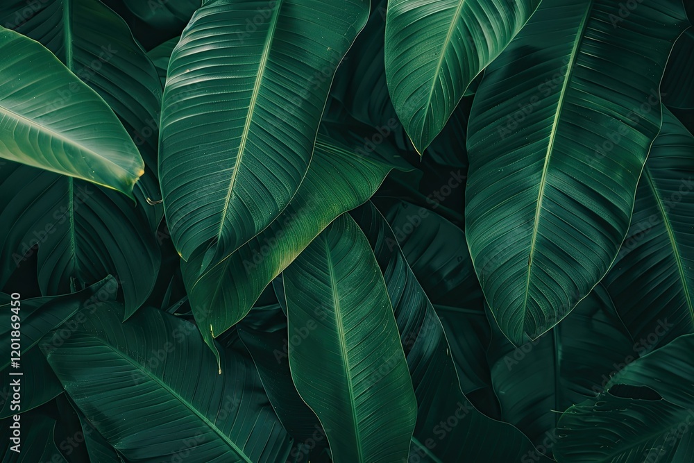 Ultra Quality Picture of Tropical Leaf Background with Soft Focus for Copy Space Ultra Quality Picture of Tropical Leaf Background with Soft Focus for Copy Space