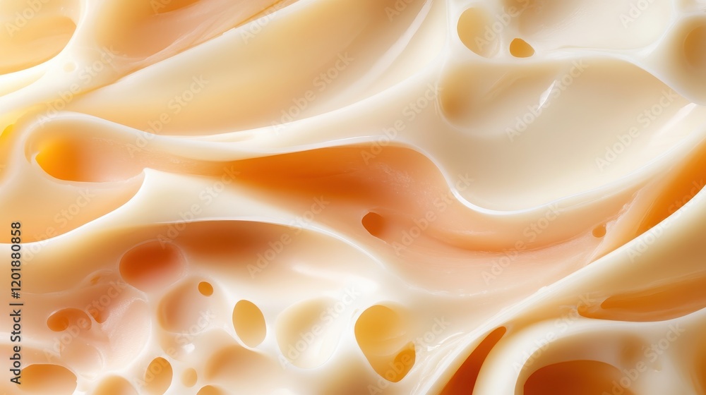 A close-up view of creamy swirls and waves, showcasing smooth textures with an abstract and artistic touch perfect for design inspiration or background scenes. A close-up view of creamy swirls and waves, showcasing smooth textures with an abstract and artistic touch perfect for design inspiration or background scenes.
