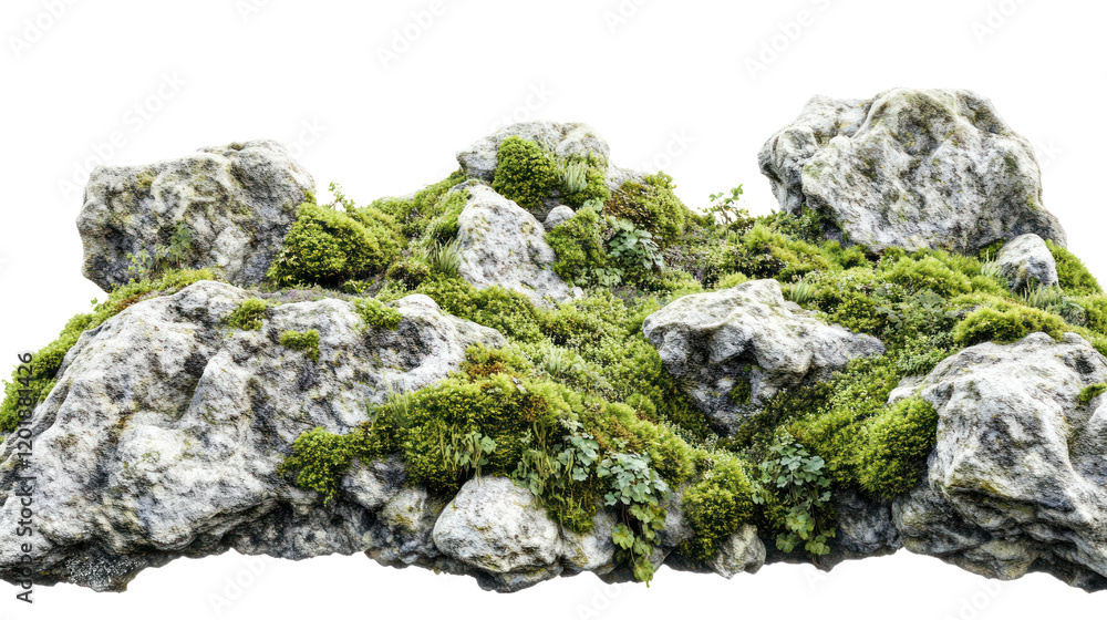 A cluster of rugged rocks covered in lush green moss, showcasing the beauty of nature's textures and the harmony found in rocky environments. A cluster of rugged rocks covered in lush green moss, showcasing the beauty of nature's textures and the harmony found in rocky environments.