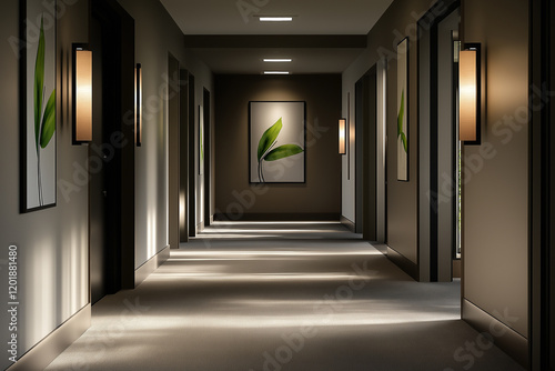 corridor in a hotel