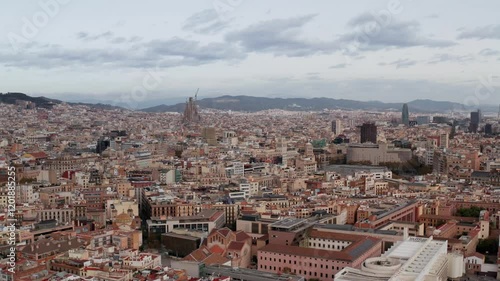 Barcelona con dron