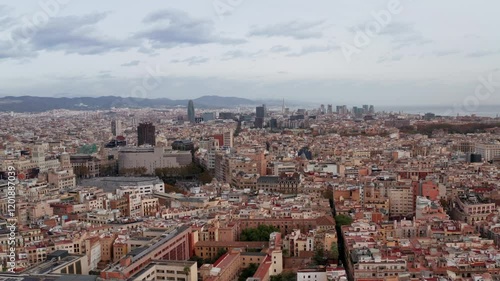 Barcelona con dron