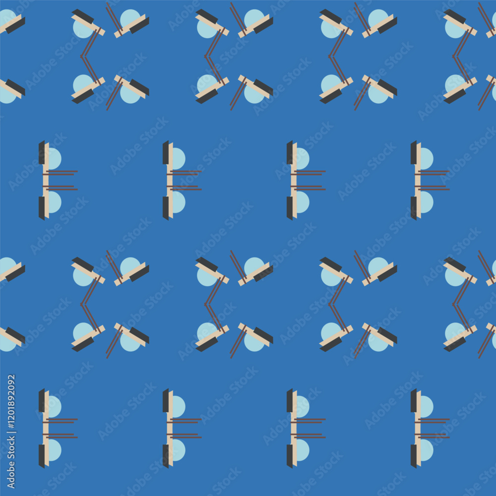 Fototapeta premium Textile motif seamless pattern. Lux fabric design textile swatch ladies dress, man shirt all over print block. 