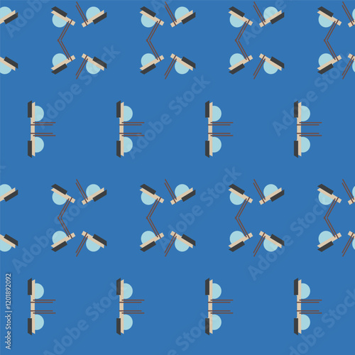 Textile motif seamless pattern. Lux fabric design textile swatch ladies dress, man shirt all over print block. 