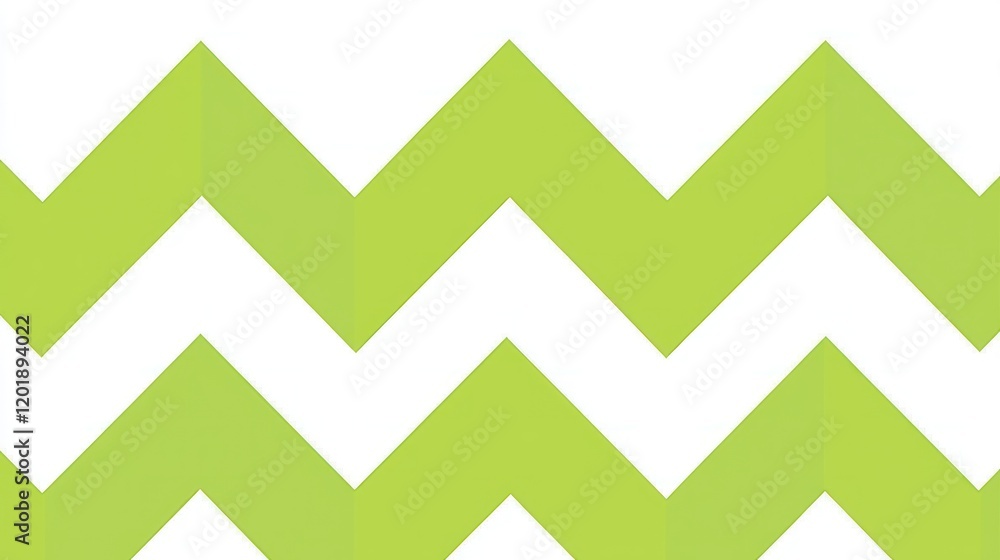 Lime Green and White Zigzag Pattern Abstract Background Lime Green and White Zigzag Pattern Abstract Background