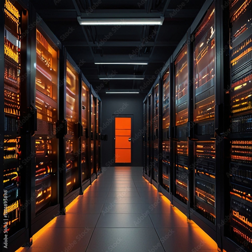 erver rooms,room with servers,data center,,server rack with servers,server rack with cables,server rack in a data center	,Server room with server tower