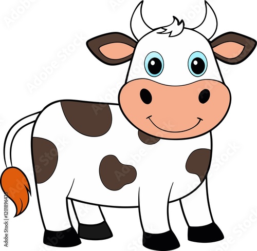 Cartoon cow