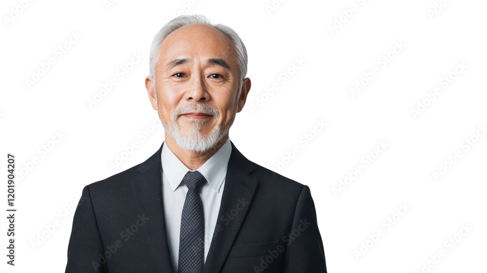 A mature businessman smiles confidently in a formal black suit and tie, projecting leadership and professionalism in a corporate setting. A mature businessman smiles confidently in a formal black suit and tie, projecting leadership and professionalism in a corporate setting.