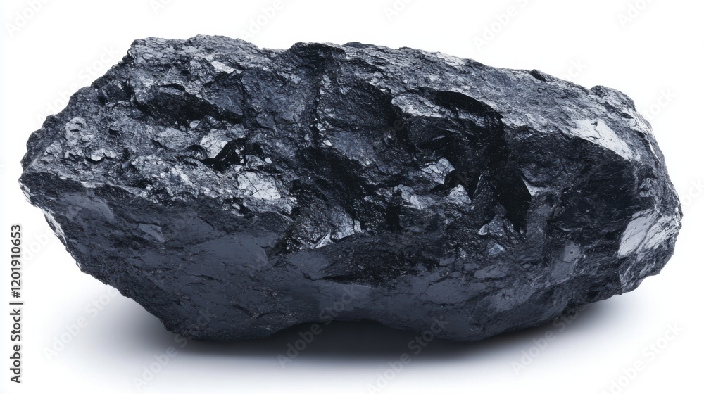 Fototapeta premium Natural Black Stone with Rough Surface Ideal for Background Texture