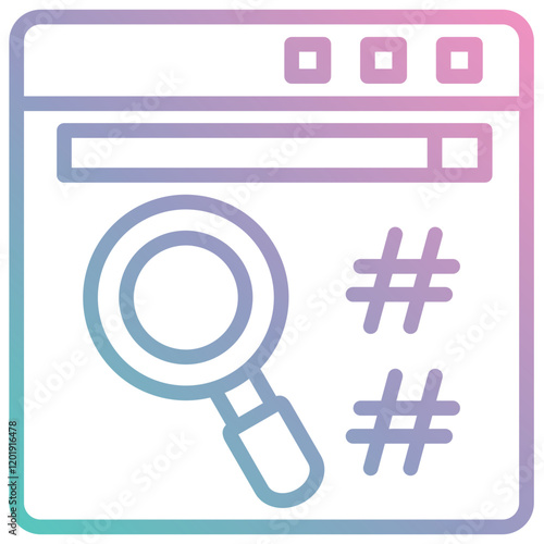 Hashing Icon