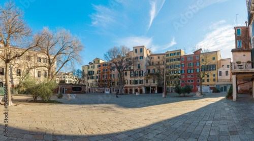 Schilderij op canvas Jewish Ghetto Square in Venice