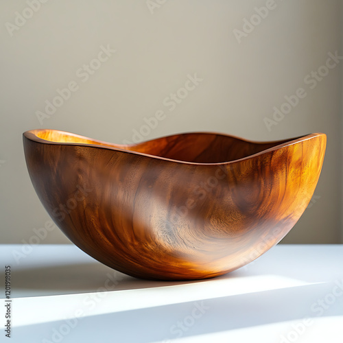 Hand Carved Wooden Bowl - Natural Beauty photo