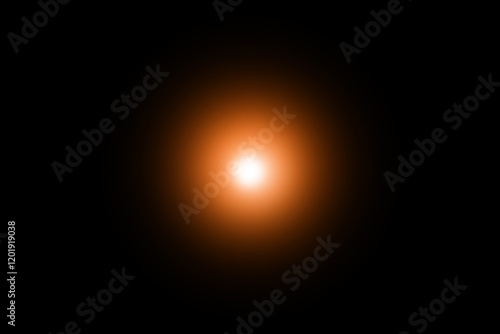 camera flash flare golden