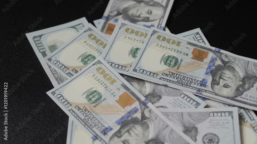 Counting Cash A Detailed Look at Hands Holding Dollar Bills Clearly in Focus Here Counting Cash A Detailed Look at Hands Holding Dollar Bills Clearly in Focus Here