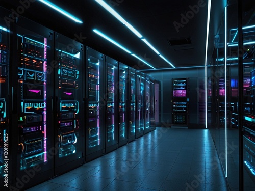 erver rooms,room with servers,data center,,server rack with servers,server rack with cables,server rack in a data center	,Server room with server tower