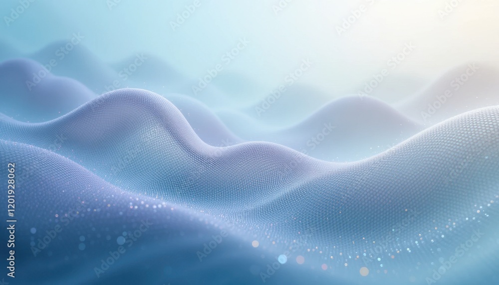 Obraz premium gradient mesh, subtle depth, calming visuals