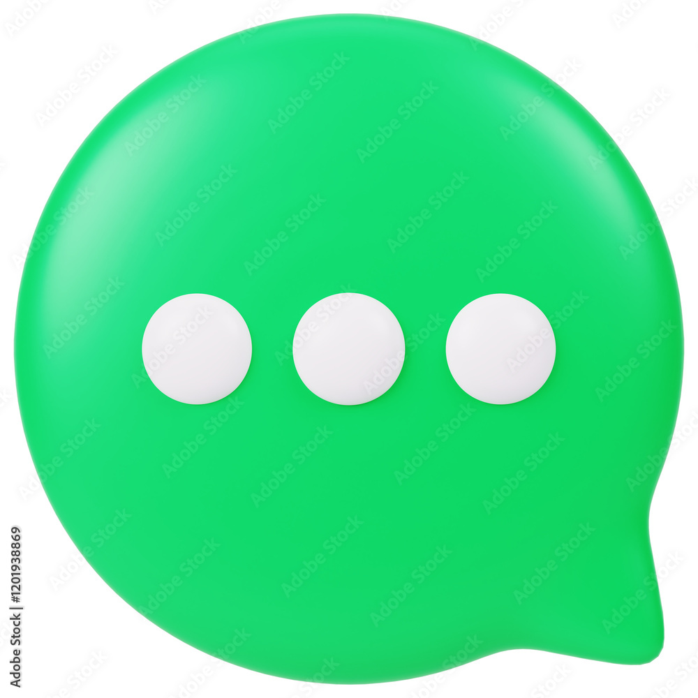 Messages App 3D Icon