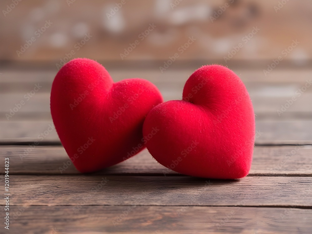 Fototapeta premium Happy Valetine's Day postcard