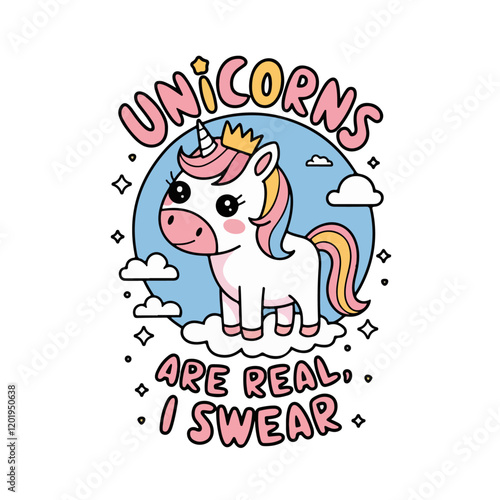 unicorn colourful t-shirt design