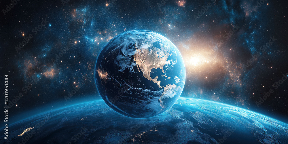 Obraz premium Artificial intelligence revolutionizes global industries and connects cultures across the planet