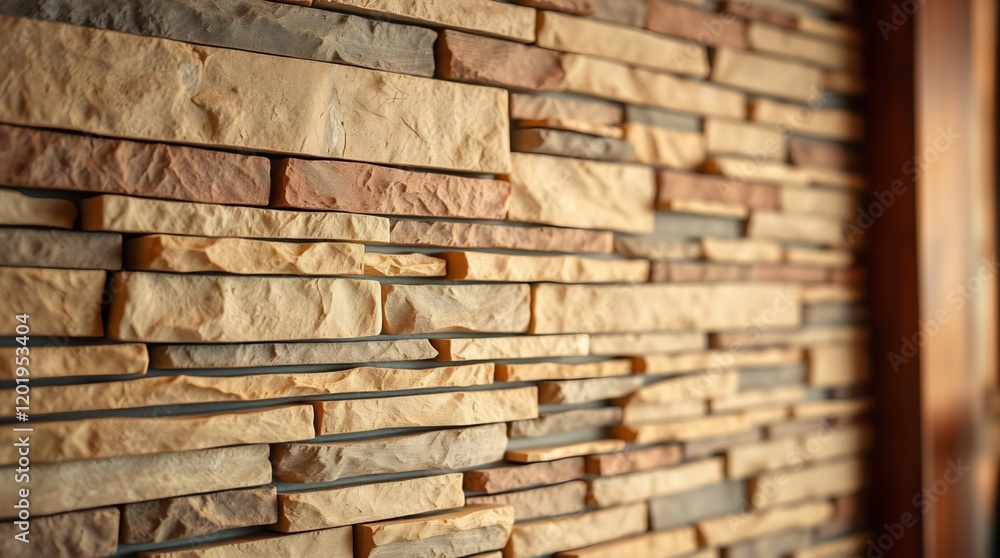 High-resolution stock photo Modern rustic interior wall, layered stone textures, smooth and rough surfaces...y lighting, vibrant complimentary colors, contrasting colors, balanced tones, deep shadows, High-resolution stock photo Modern rustic interior wall, layered stone textures, smooth and rough surfaces...y lighting, vibrant complimentary colors, contrasting colors, balanced tones, deep shadows,