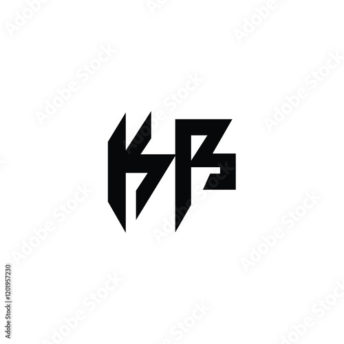 Free Download KB monogram logo design letter text name symbol monochrome logotype alphabet character simple logo - GFXLoad