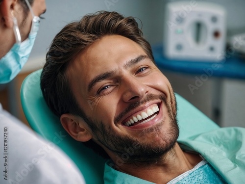 portrait of a man in odontology