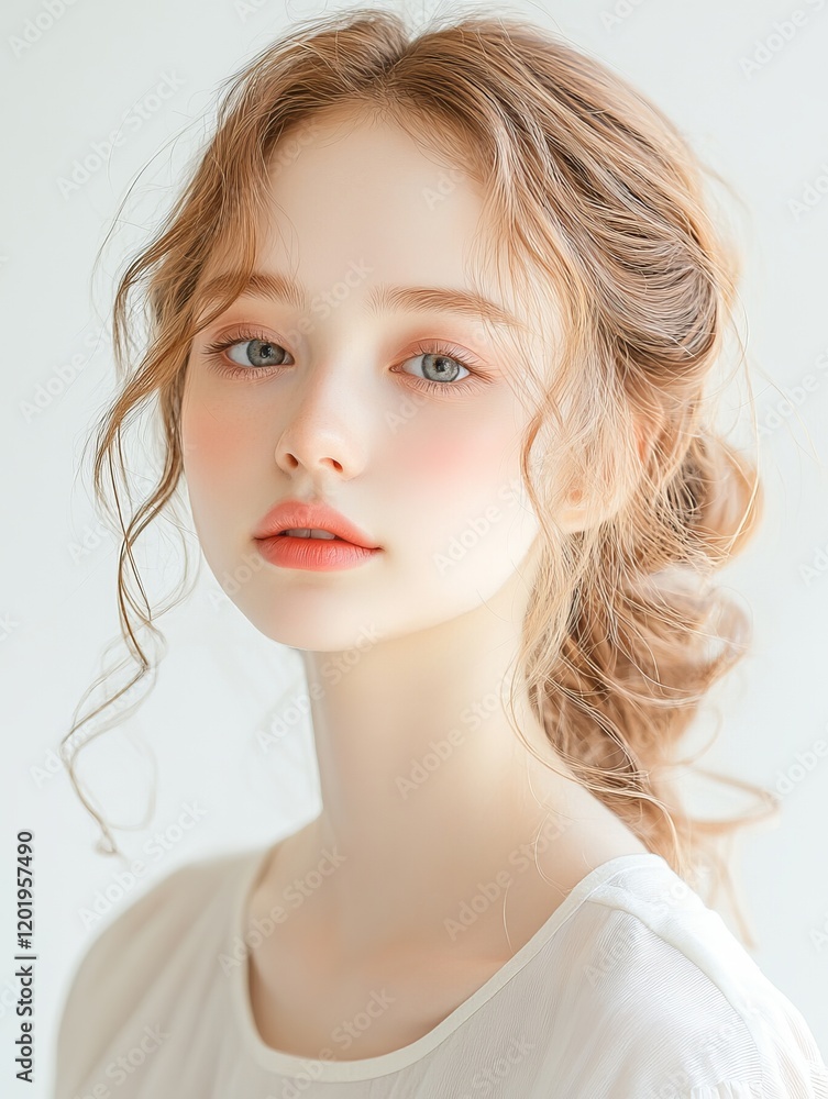 A captivating portrait of a beautiful young woman, showcasing exquisite beauty and style. A timeless image of elegance and grace. A captivating portrait of a beautiful young woman, showcasing exquisite beauty and style. A timeless image of elegance and grace.
