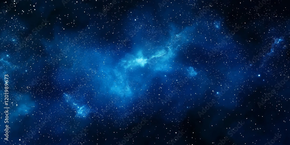 Obraz premium Serene night sky backdrop showcasing the wonder of the galaxy.