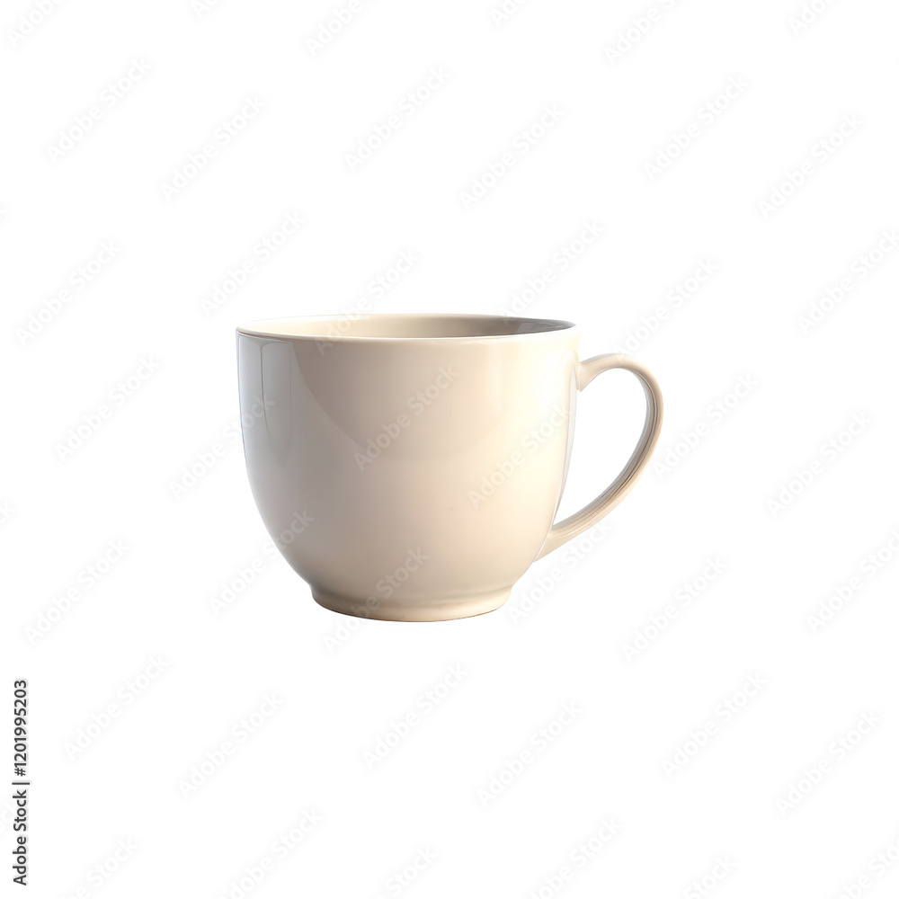 Creamy Ceramic Mug: A simple yet elegant off-white ceramic mug, perfect for showcasing your brand or design, with a gently curved body and comfortable handle. Creamy Ceramic Mug: A simple yet elegant off-white ceramic mug, perfect for showcasing your brand or design, with a gently curved body and comfortable handle.