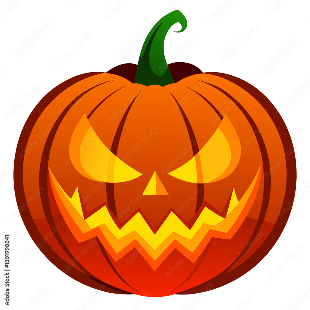 Glowing jack o lantern pumpkin for Halloween Glowing jack o lantern pumpkin for Halloween