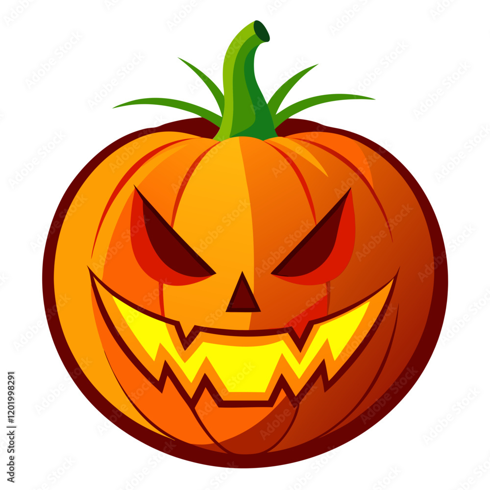 Glowing jack o lantern pumpkin for Halloween Glowing jack o lantern pumpkin for Halloween
