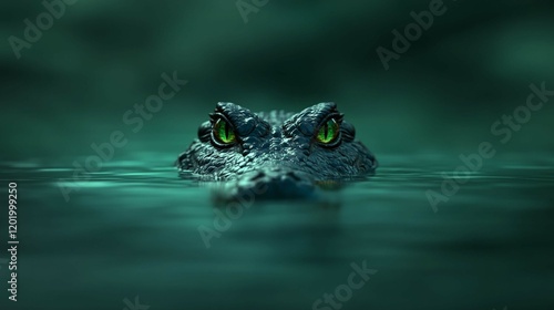 Crocodile on lake high quality Wildlife photography photo