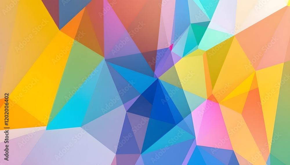 Vibrant Colorful Abstract Geometric Background Vibrant Colorful Abstract Geometric Background