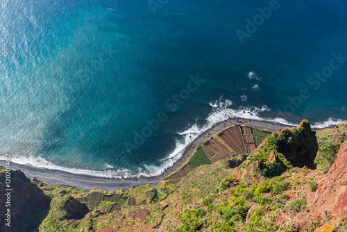 Madeira island from the top