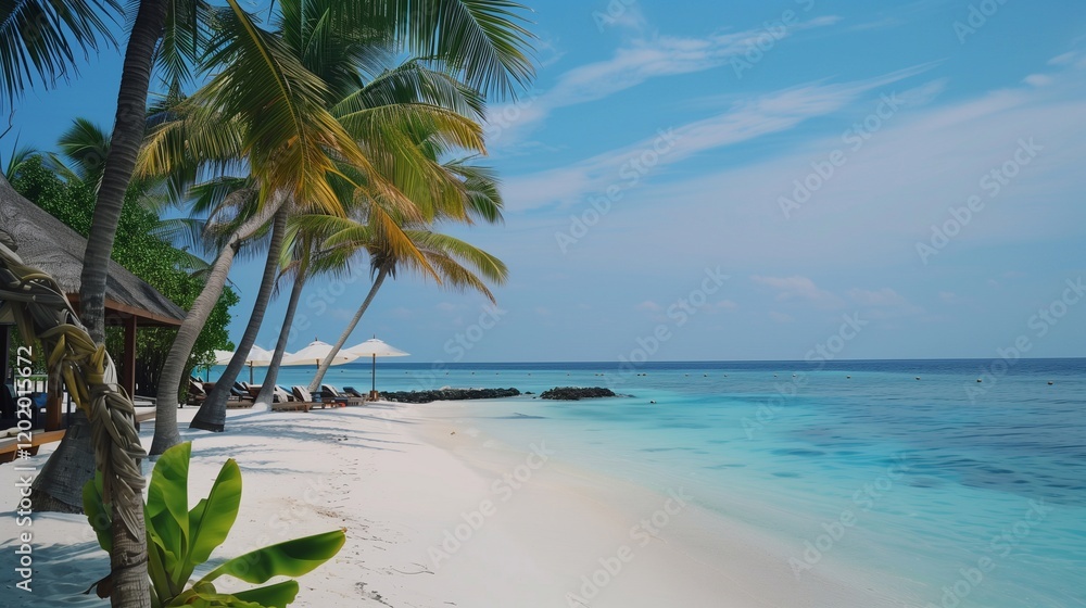 Fototapeta premium Paradise beach resort