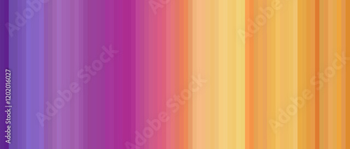 Vertical stripes in vibrant shades of purple, pink, and orange, creating a colorful and eye-catching pattern