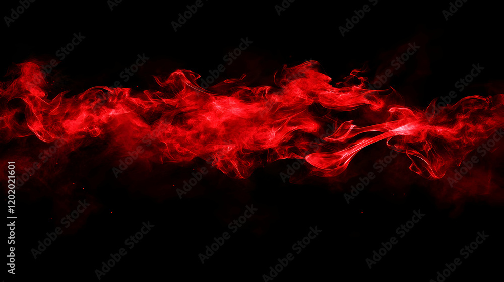 Fototapeta premium abstract red smoke flame