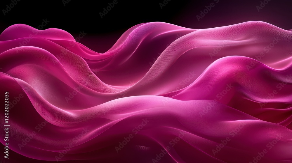 Abstract Purple Fabric Waves Elegant Draped Textile Soft Flowing Design Smooth Texture Background Abstract Purple Fabric Waves Elegant Draped Textile Soft Flowing Design Smooth Texture Background