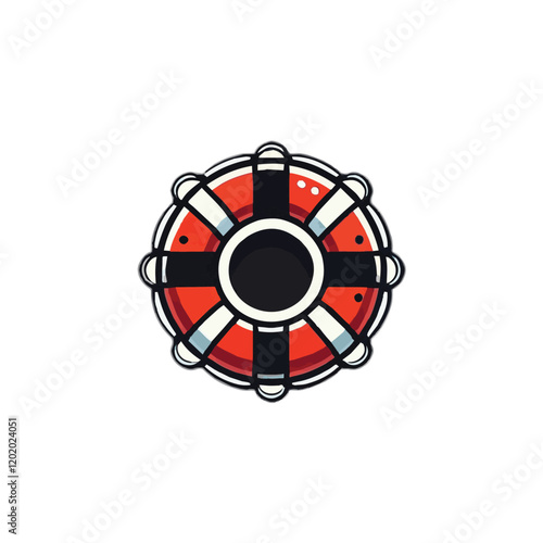 Lifebuoy icon vector design symbol art illustration