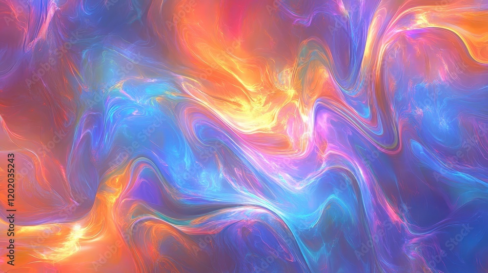 Abstract Swirling Nebula Cosmic Energy Vibrant Hues Fluid Art Background Abstract Swirling Nebula Cosmic Energy Vibrant Hues Fluid Art Background