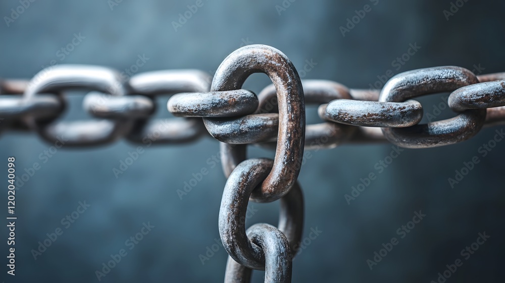 Weathered Chains Symbolize Life's Choices and Freedoms Weathered Chains Symbolize Life's Choices and Freedoms