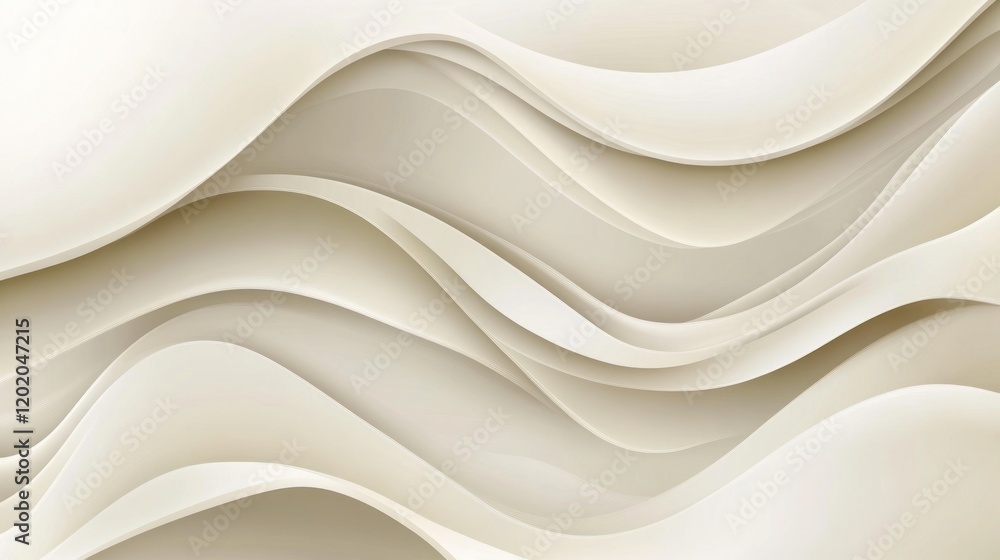 Fototapeta premium Abstract Wavy Background Design