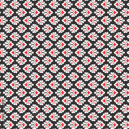 Flower Design Pattern For Fabric Print, Background, Wallpaper.