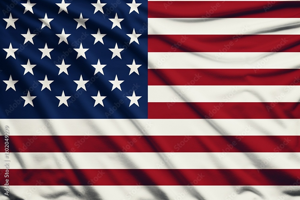 Naklejka premium American flag, Usa flag template
